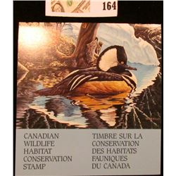 1993 Canadian Wildlife Habitat Conservation $8.50 Stamp in original mint holder.