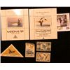 Image 1 : Sam Houston Philatelics Souvenir Show Labels: "National '89" depicts an Old Squaw;  "Postage Stamp M