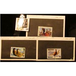 1983, 84, & 87 $5 Minnesota Department of Natural Resources Pheasant Habitat Stamps. All mint, unsig