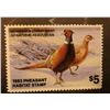Image 3 : 1983, 84, & 87 $5 Minnesota Department of Natural Resources Pheasant Habitat Stamps. All mint, unsig