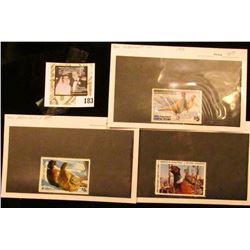 1983, 84, & 87 $5 Minnesota Department of Natural Resources Pheasant Habitat Stamps. All mint, unsig