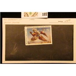 1986 Minnesota Department of Natural Resources $5 Pheasant Habitat Stamp. Artist signed.