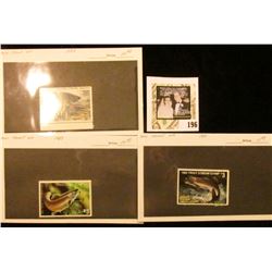 1982, 83, & 84 Minnesota Department of Natural Resources Trout Stream Stamps. All Mint, unsigned.