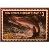 Image 4 : 1982, 83, & 84 Minnesota Department of Natural Resources Trout Stream Stamps. All Mint, unsigned.