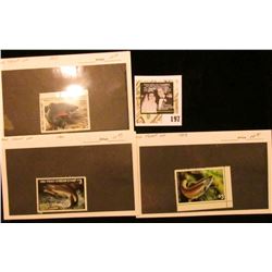 1982, 83, & 84 Minnesota Department of Natural Resources Trout Stream Stamps. All Mint, unsigned.