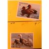Image 2 : 1982, 83, 84, & 85 Minnesota Department of Natural Resources $3 Migratory Waterfowl Stamps, all unsi