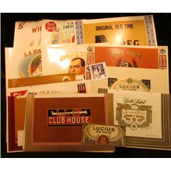 (24) Different Mint condition Cigar Box Labels. Very colorful.