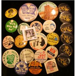 (25) Old Pin-backs, many are from Iowa. Includes Iowa Hawkeyes.