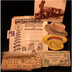 1939 Advertising page and brochure "The F.E. Myers & Bro. Co. Ashland, Ohio"; 1968 era Post Card dep