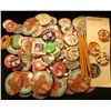 Image 1 : (100) Various Political & Local Pin-backs including Iowa and Iowa Hawkeyes; & (5) Advertising Pencil
