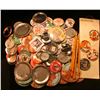 Image 2 : (100) Various Political & Local Pin-backs including Iowa and Iowa Hawkeyes; & (5) Advertising Pencil