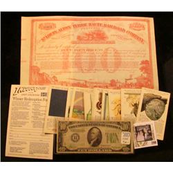 Unissued "100 Shares The St. Louis, Alton and Terre Haute Railroad Company Preferred Capital Stock. 