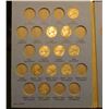 Image 2 : 1939-61 Partial Set of Jefferson Nickels in a blue Whitman folder. Includes a couple silver War Nick