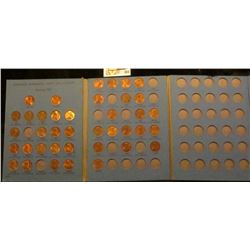 1959-79D Partial Set of Lincoln Cents in a blue Whitman folder. Grades up to AU+.