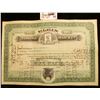 Image 1 : 1927 hole cancelled Stock Certificate for Sixteen Shares of "Elgin National Watch Co."