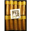 Image 1 : (10) 1957 Original Gem BU Solid-date Rolls of Canada Maple Leaf Cents. Each roll contains 50 pcs, al
