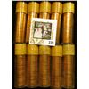 Image 1 : (10) 1957 Original Gem BU Solid-date Rolls of Canada Maple Leaf Cents. Each roll contains 50 pcs, al