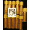Image 1 : (11) 1958 Original Gem BU Solid-date Rolls of Canada Maple Leaf Cents. Each roll contains 50 pcs, al