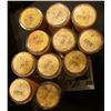 Image 2 : (11) 1958 Original Gem BU Solid-date Rolls of Canada Maple Leaf Cents. Each roll contains 50 pcs, al