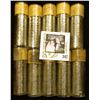 Image 1 : (10) 1960 Original Gem BU Solid-date Rolls of Canada "Beaver" Nickels. Each roll contains 40 pcs, al