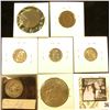 Image 2 : Possibly 1805 U.S. Large Cent (very weak date); 1864 U.S. Two Cent Piece; 1999 P, (2) 2000P Roosevel
