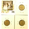 Image 2 : Group of (3) Barber Dimes, 1902, 1902-O, 1903, all G, group value $12