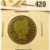 Image 1 : 1898 Barber Quarter, G, value $9