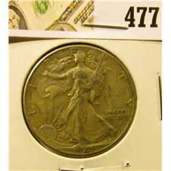 1941 Walking Liberty Half Dollar, XF, value $19