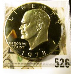 1978-S PROOF Eisenhower Dollar, value $5