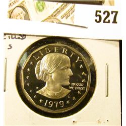 1979-S Type 1 PROOF Susan B. Anthony Dollar, value $7