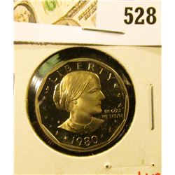1980-S PROOF Susan B. Anthony Dollar, value $6