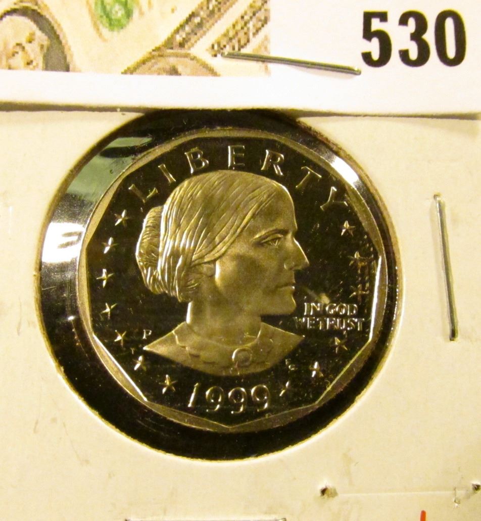 1999 P Proof Susan B Anthony Dollar Value 20