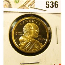 2005-S PROOF Sacagawea Dollar, value $10