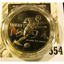 1994-P World Cup Commemorative Half Dollar, PROOF, value $15