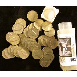 Roll of (50) 1917 P Lincoln Cents. Average circulated.