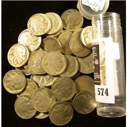 (42) Old well-circulated Buffalo Nickels, labeled as being all dated, but I haven't checked dates.