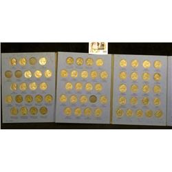 Partial Set of Jefferson Nickels in a blue Whitman folder. Includes all the Silver War Nickels.