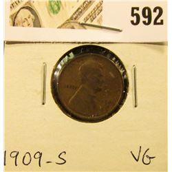 1909 S Lincoln Cent, VG.
