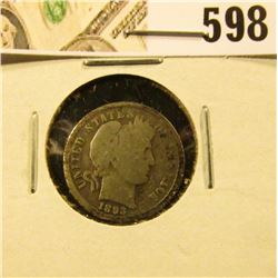 1893 O Barber Dime, Good.