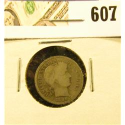 1900 O Barber Dime, Good.