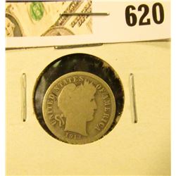 1913 S Barber Dime, Good.