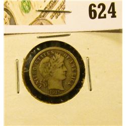 1915 S Barber Dime, F.