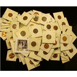 (100) Carded Lincoln Cents in a bag dated 1909-2003D.