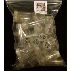 (32) Nickel & (4) Cent Used Coin Tubes. All empty.