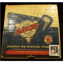 (61) Rolls of Mixed Date U.S. Wheat Cents. Tubes are not labeled correctly. All Stored in a roll box