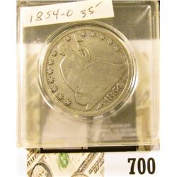 1854 O Arrows at date U.S. Seated Liberty Half Dollar, Good.