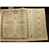 Image 1 : 1931 "Royaume De Yougoslavie Emprunt International OR7% 1931 De Stabilisation" Government Bond with 