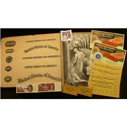 Plate 17  Sections of Registered 5/20 of June 30/64  Heading $10,000, $5,000,  One Thousand  $100, $