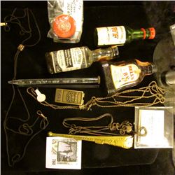 Three-piece set of "Iowa City 1976 Firemen's Convention" Gambling Chip design Drink Tokens; Three mi