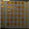 Image 3 : 1909-40 Partial Set of U.S. Lincoln Cents in a blue Whitman folder.